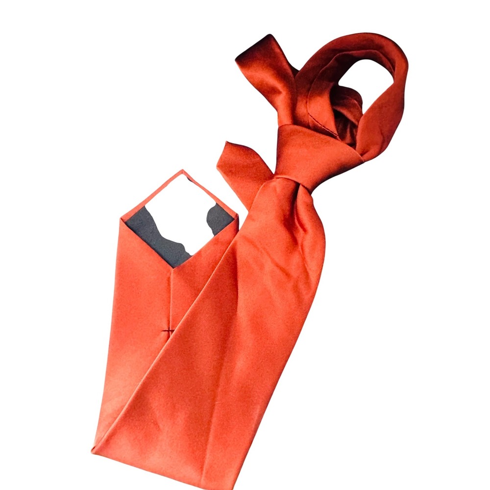 Stafford Performance Silk Blend Tie Orange‎